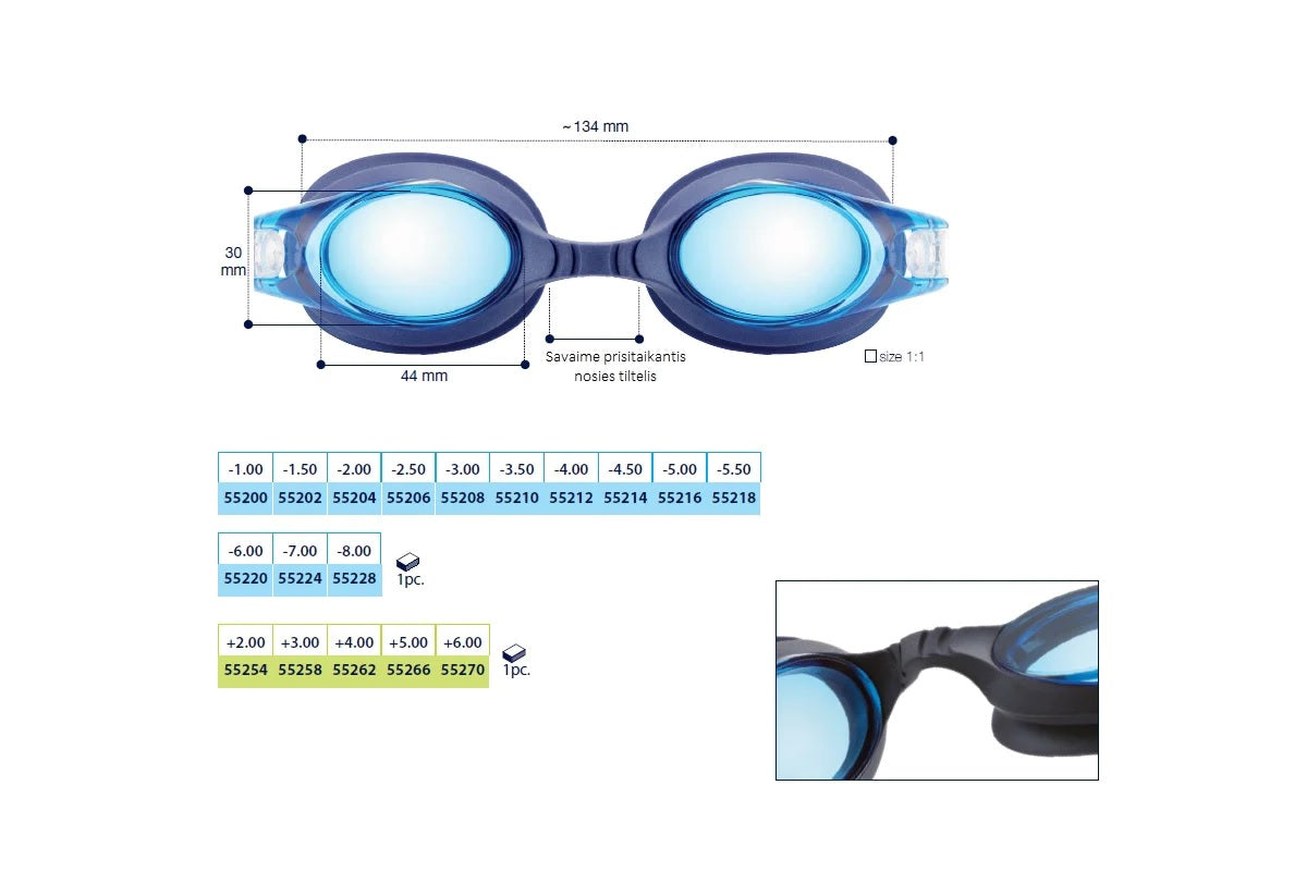 Centrostyle swimming goggles 55025 more info