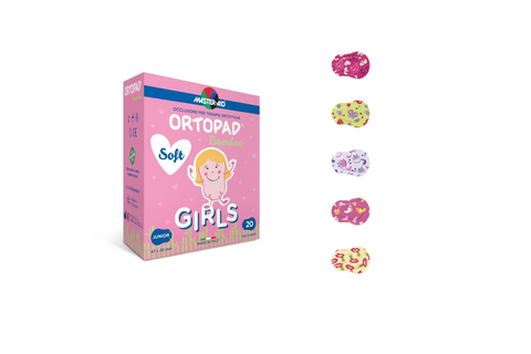 Ortopad soft,  spalvoti pleistrai berniukams, mergaitėms - Optics Trading